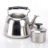 Maxbell Stainless Steel Whistling Kettle Teakettle Fast Boil Teapot with Infuser 2L