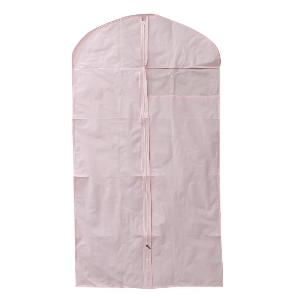 Max Garment Bag for Storage Keep Your Suit Costume Uniform Safe Pink 60X90cm