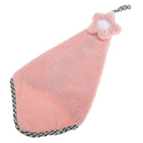 Maxbell  Microfiber Hand Towel Hanging Kids Washcloth Bath Water Dry Pink