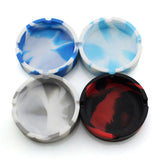 Maxbell Round Silicone Ashtray Cigar Holder for Tabletop Home Office Grey Camo - Aladdin Shoppers