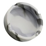 Maxbell Round Silicone Ashtray Cigar Holder for Tabletop Home Office Grey Camo - Aladdin Shoppers