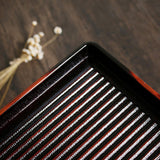 Maxbell Barbecue Sushi Dim Sum Fruit Meat Plastic Serving Tray Salad Platter Pan L - Aladdin Shoppers
