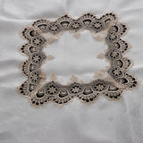 Maxbell Multi-Purpose Lace Tablecloth Dinner Picnic Table Cloth white 130X130cm - Aladdin Shoppers