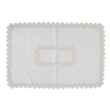 Maxbell Multi-Purpose Lace Tablecloth Dinner Picnic Table Cloth white 130X180cm - Aladdin Shoppers