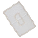 Maxbell Multi-Purpose Lace Tablecloth Dinner Picnic Table Cloth white 130X180cm - Aladdin Shoppers