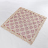 Maxbell Embroidered Lace Tablecloth Retro Table Cloth Party Decor Wine Red 85x85cm - Aladdin Shoppers