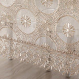Maxbell Embroidered Lace Tablecloth Retro Table Cloth Party Decor Golden 85x85cm - Aladdin Shoppers