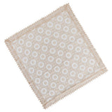Maxbell Embroidered Lace Tablecloth Retro Table Cloth Party Decor Golden 110x110cm - Aladdin Shoppers