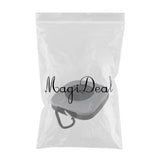 Maxbell Shopping Folding Rotatable Portable Nylon Storage Bag Gray stripe button - Aladdin Shoppers