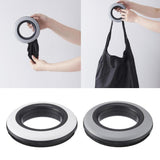 Maxbell Reusable Grocery fashion spiral portable shopping bag storage box white - Aladdin Shoppers