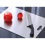 Maxbell Stainless Steel Cutting Board Chopping Board Food Chopping Mat / Block L - Aladdin Shoppers