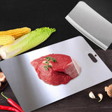 Maxbell Stainless Steel Cutting Board Chopping Board Food Chopping Mat / Block L - Aladdin Shoppers