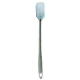 Long Handle Double-sided Toilet Brush Bathroom Cleaning Tool Gray