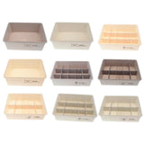 Maxbell Plastic Underwear Storage Organizer Sock Container Drawer No-Grid Light Gray - Aladdin Shoppers