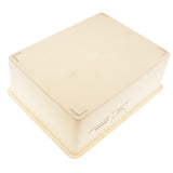 Maxbell Plastic Underwear Storage Organizer Sock Container Drawer No-Grid Beige - Aladdin Shoppers