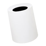 Maxbell 12L Bathroom Rubbish Bin Round Trash Can Waste Container Wastebasket  White