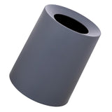 Maxbell  12L Bathroom Rubbish Bin Round Trash Can Waste Container Wastebasket Gray