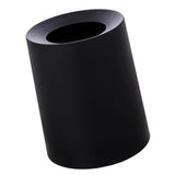 Maxbell 12L Bathroom Rubbish Bin Round Trash Can Waste Container Wastebasket  Black