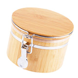 Maxbell Airtight Canister Bamboo Tea Coffee Sugar Flour Canisters Food Storage Jar S