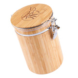 Maxbell Airtight Canister Bamboo Tea Coffee Sugar Flour Canisters Food Storage Jar L