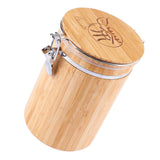 Maxbell Airtight Canister Bamboo Tea Coffee Sugar Flour Canisters Food Storage Jar L