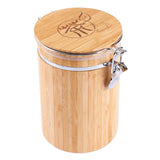 Maxbell Airtight Canister Bamboo Tea Coffee Sugar Flour Canisters Food Storage Jar L