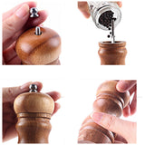 Maxbell Natural Wood Wooden Pepper Mill Grinder Muller Manual A
