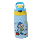Maxbell Vacuum Cup with Straw Stainless Vacuum Flasks Insulated Bottle Sky Blue