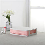 Maxbell Cosmetic Organizer Makeup Drawer Holder Jewellery Box Storage 1 Tier Pink
