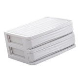 Maxbell Cosmetic Organizer Makeup Drawer Holder Jewellery Box Storage 2 Tier White