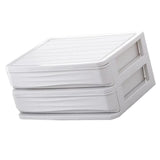 Maxbell Cosmetic Organizer Makeup Drawer Holder Jewellery Box Storage 2 Tier White