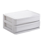Maxbell Cosmetic Organizer Makeup Drawer Holder Jewellery Box Storage 2 Tier White