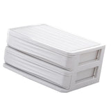 Maxbell Cosmetic Organizer Makeup Drawer Holder Jewellery Box Storage 2 Tier White