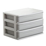 Maxbell Cosmetic Organizer Makeup Drawer Holder Jewellery Box Storage 3Tier Gray