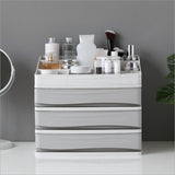 Maxbell Cosmetic Organizer Makeup Drawer Holder Jewellery Box Storage 3Tier Gray