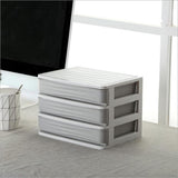 Maxbell Cosmetic Organizer Makeup Drawer Holder Jewellery Box Storage 3Tier Gray
