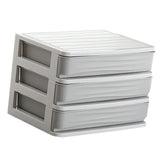 Maxbell Cosmetic Organizer Makeup Drawer Holder Jewellery Box Storage 3Tier Gray