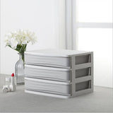 Maxbell Cosmetic Organizer Makeup Drawer Holder Jewellery Box Storage 3Tier Gray