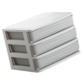 Maxbell Cosmetic Organizer Makeup Drawer Holder Jewellery Box Storage 3Tier Gray