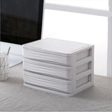 Maxbell Cosmetic Organizer Makeup Drawer Holder Jewellery Box Storage 3 Tier White