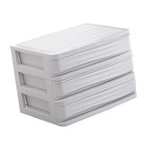 Maxbell Cosmetic Organizer Makeup Drawer Holder Jewellery Box Storage 3 Tier White