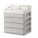 Maxbell Cosmetic Organizer Makeup Drawer Holder Jewellery Box Storage 4 Tier Gray