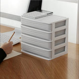 Maxbell Cosmetic Organizer Makeup Drawer Holder Jewellery Box Storage 4 Tier Gray