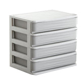 Maxbell Cosmetic Organizer Makeup Drawer Holder Jewellery Box Storage 4 Tier Gray