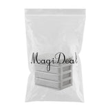 Maxbell Cosmetic Organizer Makeup Drawer Holder Jewellery Box Storage 4 Tier Gray