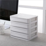Maxbell Cosmetic Organizer Makeup Drawer Holder Jewellery Box Storage 4 Tier White