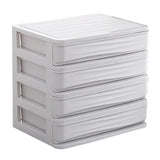 Maxbell Cosmetic Organizer Makeup Drawer Holder Jewellery Box Storage 4 Tier White