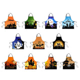 Maxbell Halloween Apron, Unisex Kitchen Bib Apron Adjustable Neck Cooking Gift A