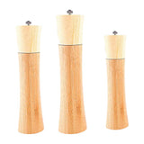 Maxbell Manual Wooden Pepper Salt Mill Grinder Herbs Spice Salt Shaker 16cm