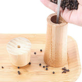 Maxbell Manual Wooden Pepper Salt Mill Grinder Herbs Spice Salt Shaker 16cm